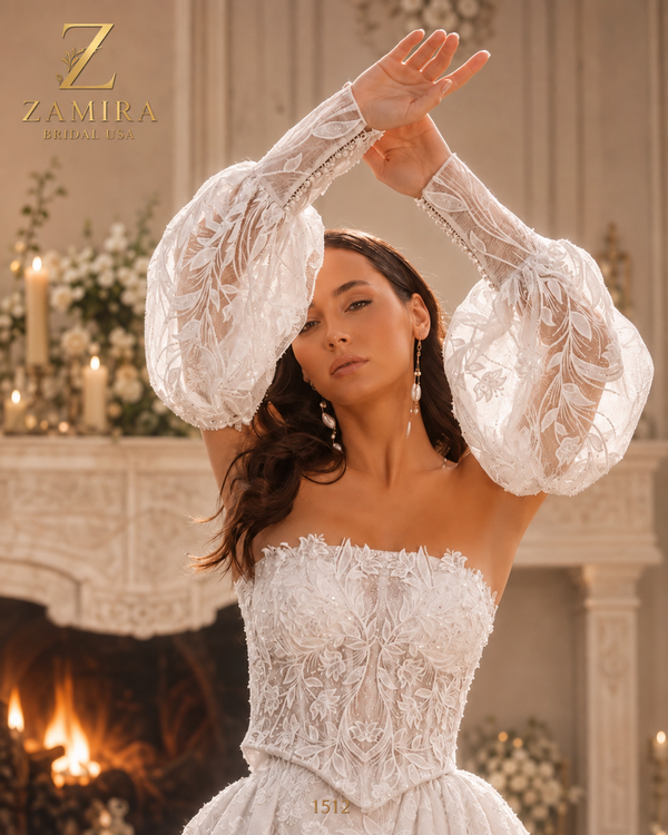 Pleated Wedding Dresses